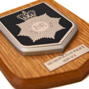 Metropolitan Police Helmet Emblem Plaque