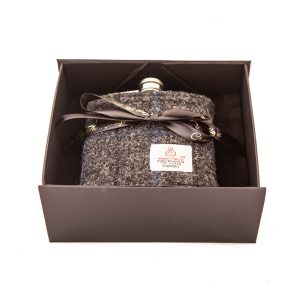Tweed Hip Flask